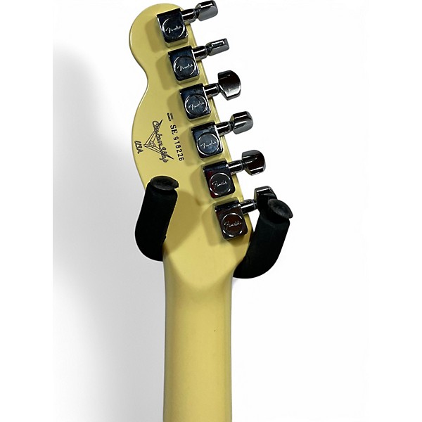 Vintage 1995 Fender Custom Shop Telecaster JR Vintage White Solid Body Electric Guitar