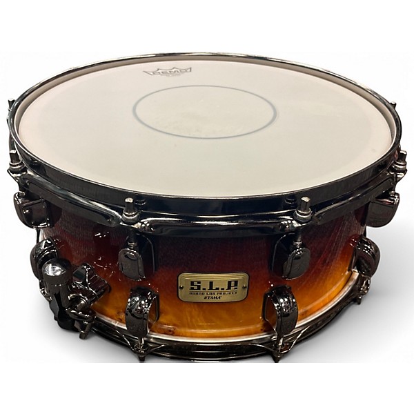 Used TAMA 6X14 SLP G-Kapur Amber Sunset Fade Drum