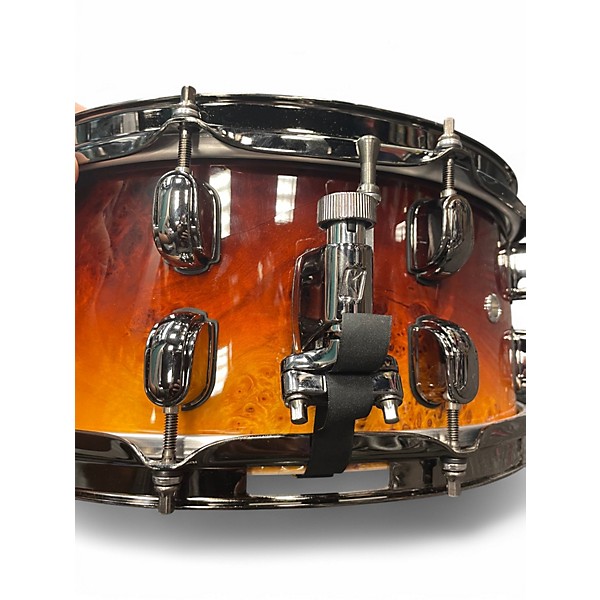 Used TAMA 6X14 SLP G-Kapur Amber Sunset Fade Drum