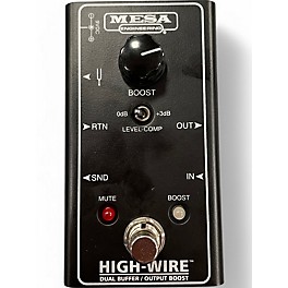 Used MESA/Boogie HIGH-WIRE DUAL BUFFER/OUTPUT BOOST Effect Pedal