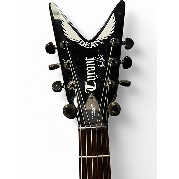 Used Dean Michael Amott Tyrant Black Solid Body Electric Guitar