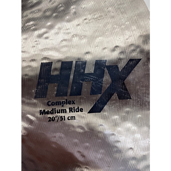 Used SABIAN 20in HHX COMPLEX MEDIUM RIDE Cymbal