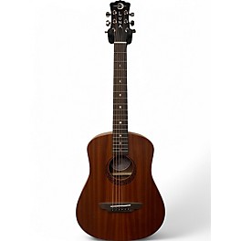 Used Luna Safari Tattoo 3/4 Size Mahogany Acoustic Guitar