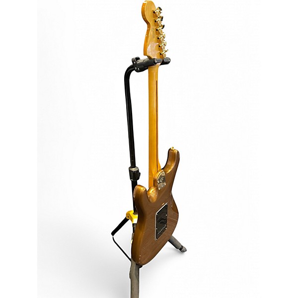 Used Fender Limited Edition Bruno Mars Stratocaster Gold Solid Body Electric Guitar