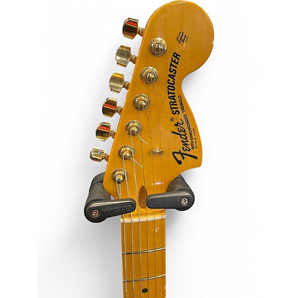 Used Fender Limited Edition Bruno Mars Stratocaster Gold Solid Body Electric Guitar