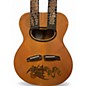 Used Blueberry Bat Grooves Double Neck Natural Acoustic Guitar
