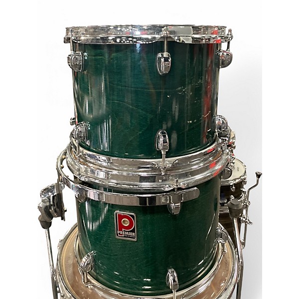 Used Premier 4 Piece XPK  Green Drum Kit
