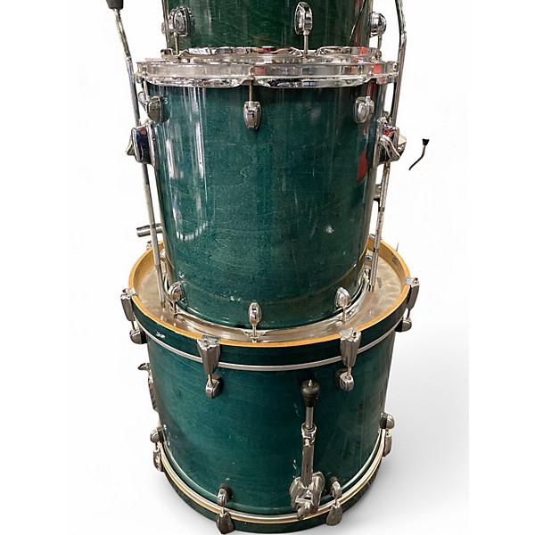 Used Premier 4 Piece XPK  Green Drum Kit