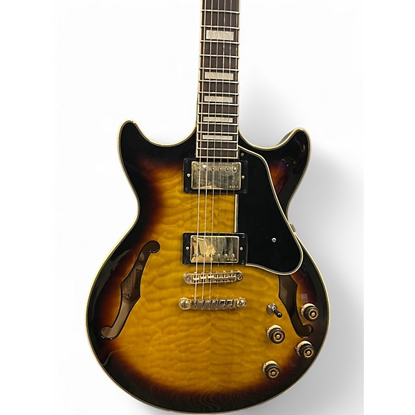 Used Ibanez AM93 Artcore ANTIQUE YELLOW SUNBURST Hollow Body Electric Guitar