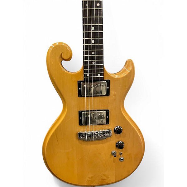 Vintage 1970s Epiphone SC450 SCROLL Natural Solid Body Electric Guitar