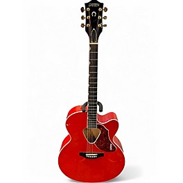 Used Gretsch Guitars G5022CE Rancher Jumbo Orange Acoustic Electric Guitar