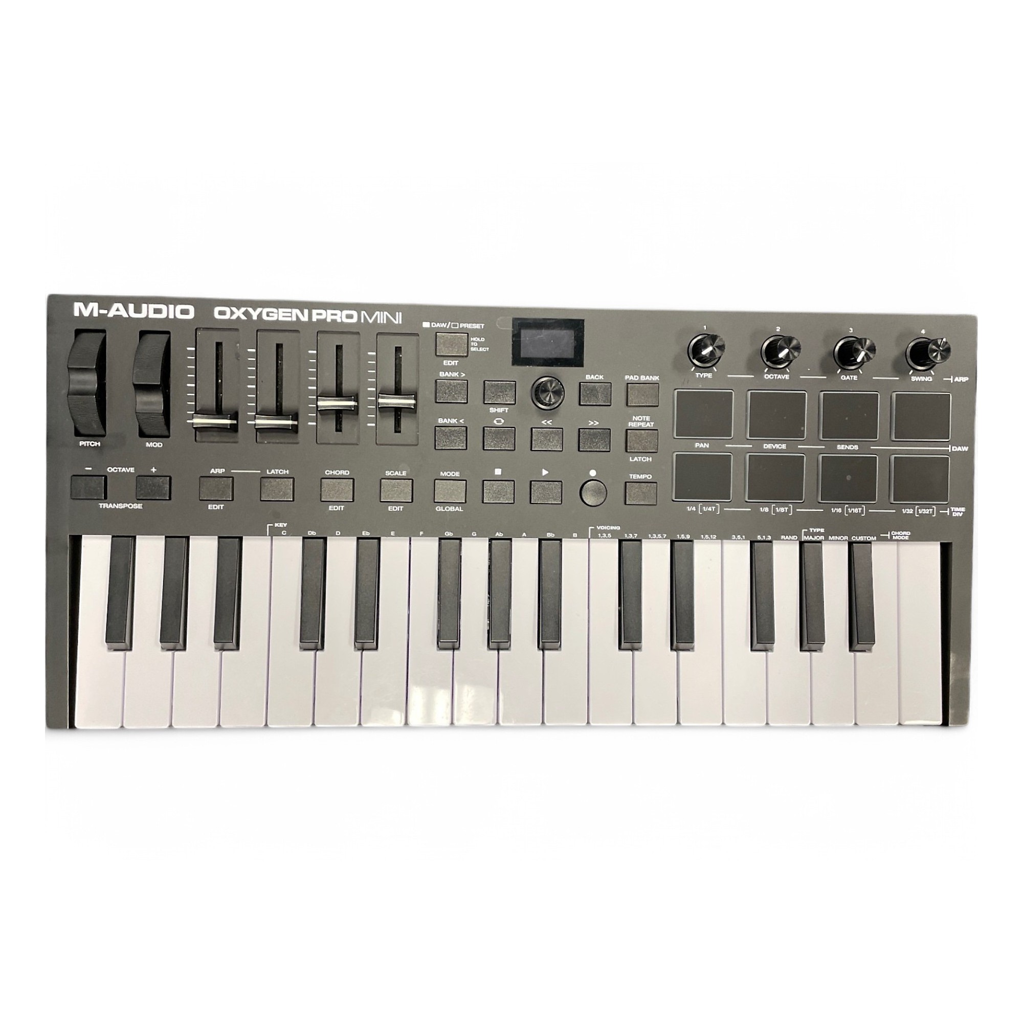 Used M-Audio Used M-Audio oxygen pro mini MIDI Controller