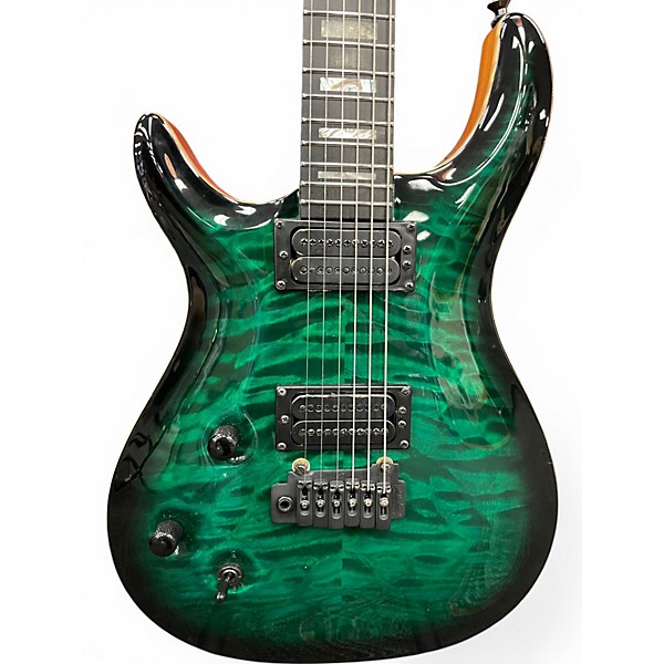 Used Carvin CT6M Trans Green Electric Guitar