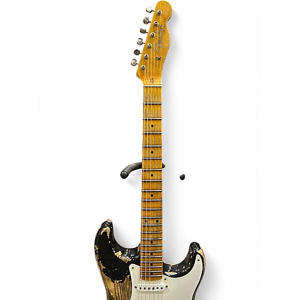 Used 2022 Fender 1957 Relic Stratocaster Esquire Black Solid Body Electric Guitar