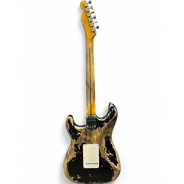 Used 2022 Fender 1957 Relic Stratocaster Esquire Black Solid Body Electric Guitar