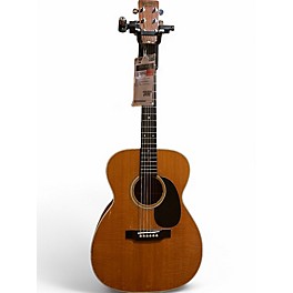 Vintage 1975 Martin 00028 Natural Acoustic Electric Guitar