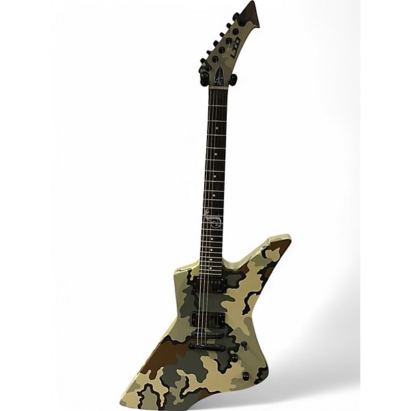 Used 2020s ESP LTD James Hetfield Snakebyte Camo Solid Body Electric Guitar