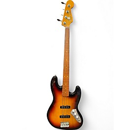 Used Fender Jaco Pastorius Signature Fretless Jazz Bass 3 Tone Sunburst Electric Bass Guitar