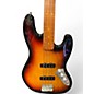 Used Fender Jaco Pastorius Signature Fretless Jazz Bass 3 Tone Sunburst Electric Bass Guitar