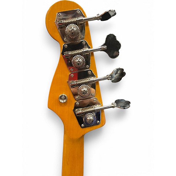 Used Fender Jaco Pastorius Signature Fretless Jazz Bass 3 Tone Sunburst Electric Bass Guitar