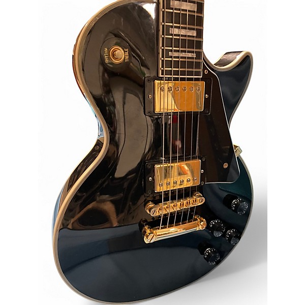 Used Epiphone Les Paul Custom Black Solid Body Electric Guitar