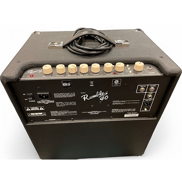 Used Fender Rumbler 40 Bass Combo Amp