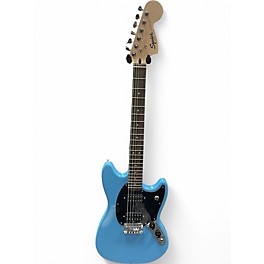 Used Squier Bullet Mustang Blue Solid Body Electric Guitar