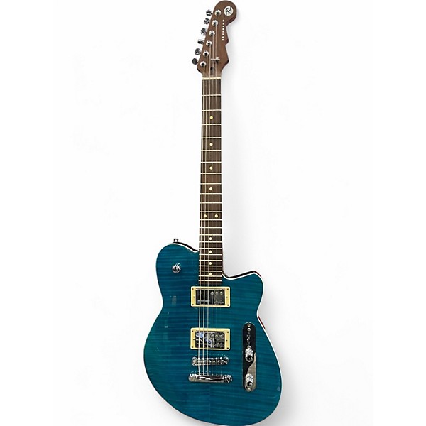 Used Reverend CHARGER RA FLAME MAPLE BLUE Solid Body Electric Guitar,Specials : American Fashion Style Bags On Sale Used Reverend CHARGER RA FLAME MAPLE BLUE Solid Body Electric Guitar,Specials : American Fashion Style Bags On Sale