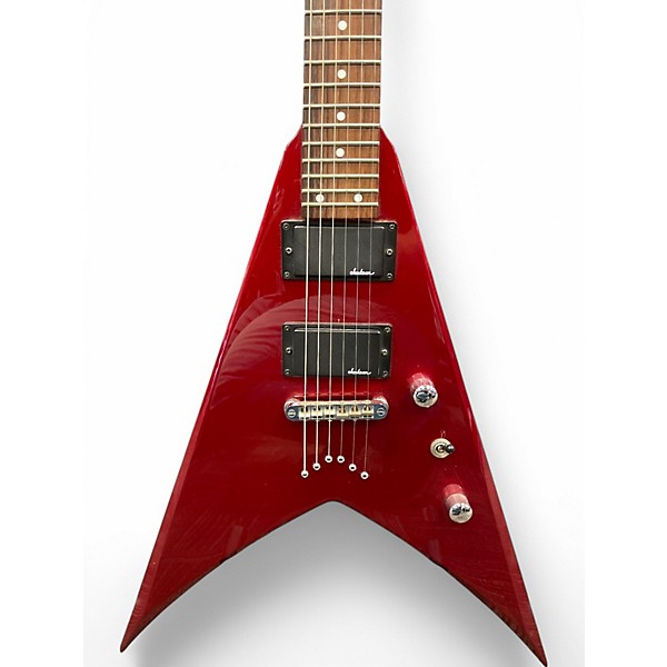 Used Jackson JS32T King V Candy Apple Red Metallic Solid Body Electric Guitar