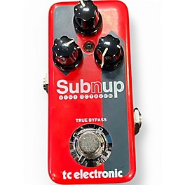 Used TC Electronic Sub N Up Octaver Effect Pedal