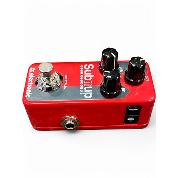 Used TC Electronic Sub N Up Octaver Effect Pedal