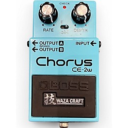 Used BOSS CE2W Waza Craft Chorus Effect Pedal