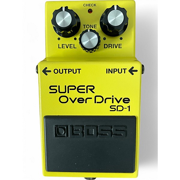Used BOSS SD1 Super Overdrive Effect Pedal