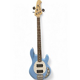 Used Sterling by Music Man Ray4HH Chopper Blue Electric Bass Guitar
