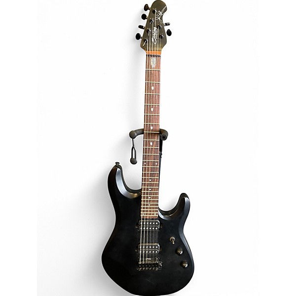 Used Sterling by Music Man JP50 John Petrucci Signature STEALTH BLACK Solid Body Electric Guitar