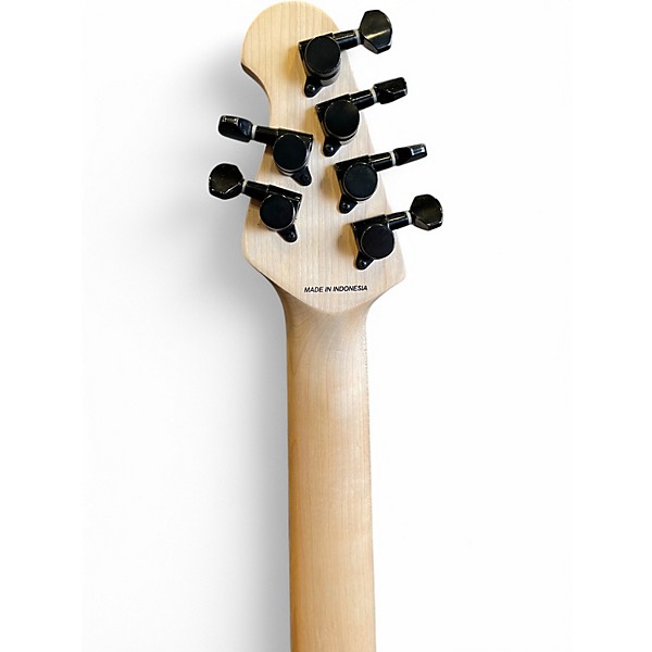 Used Sterling by Music Man JP50 John Petrucci Signature STEALTH BLACK Solid Body Electric Guitar
