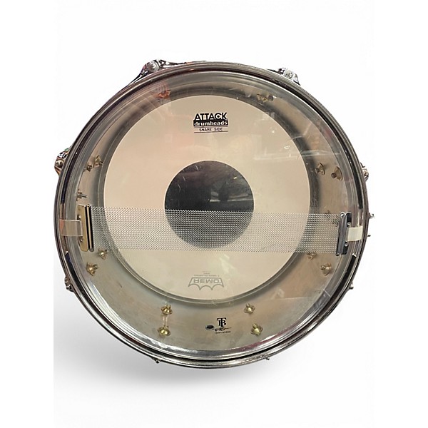 Used Pearl 14in Steel Silver Drum