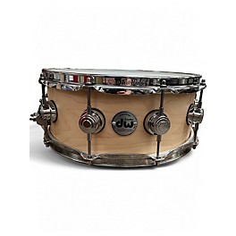 Used DW 5.5X14 Collector's Series Standard maple Snare Satin Natural Drum