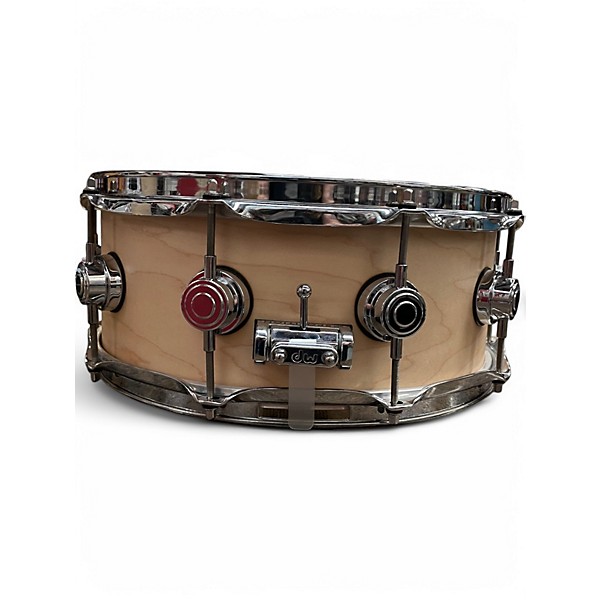 Used DW 5.5X14 Collector's Series Standard maple Snare Satin Natural Drum