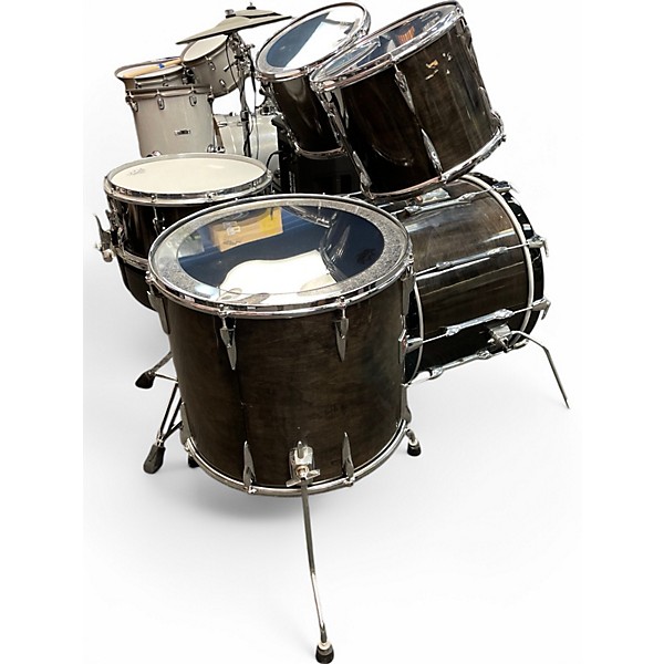 Used Premier 5 Piece Resonator Grey Drum Kit