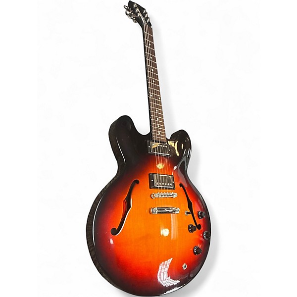 Used Gibson ES335 Brown Sunburst Hollow Body Electric Guitar