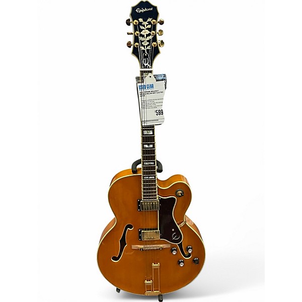 Used Epiphone Broadway Natural Hollow Body Electric Guitar