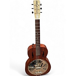 Used Gretsch Guitars Boxcar Round Neck Natural Resonator Guitar