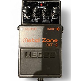 Used BOSS MT2 Metal Zone Distortion Effect Pedal