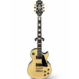 Used Epiphone Les Paul Custom Blackback Solid Body Electric Guitar