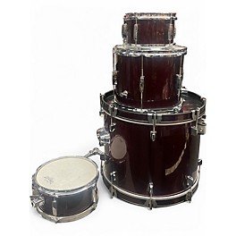 Used Rogue 4 Piece 4 PIECE LIL KICKER (NO SNARE) Wine Red Drum Kit