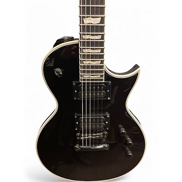 Used ESP LTD EC1000 Deluxe Black Solid Body Electric Guitar