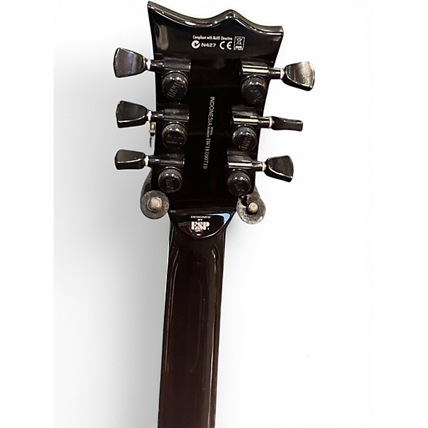 Used ESP LTD EC1000 Deluxe Black Solid Body Electric Guitar