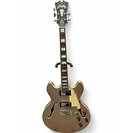 Used D'Angelico Premier Series DC SATAN DESERT GOLD Hollow Body Electric Guitar