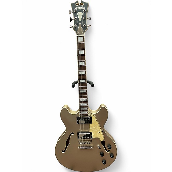Used D´Angelico Premier Series DC SATAN DESERT GOLD Hollow Body Electric Guitar,Specials : American Fashion Style Bags On Sale
